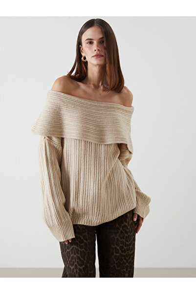 LC Waikiki Wide Roba Collar Women's Knitwear Sweater for Style Enthusiasts fr...