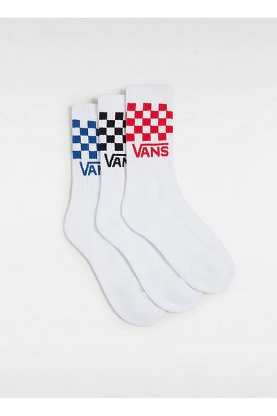 Vans Λευκές ανδρικές κάλτσες 3 συσκευασιών VN000EZ26M31 C Check Model