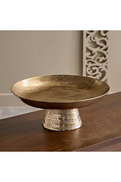 erorex وعاء أريزونا المصنوع من الألومنيوم ذو القاعدة الدائرية - 35×25×14 سم