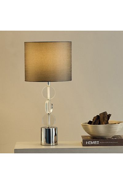erorex Rollins Crystal Table Lamp - 28x62 cm