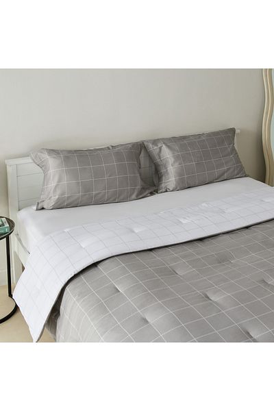 erorex Lavish Blokify 3-Piece Printed Cotton Twin Comforter Set - 160x220 cm