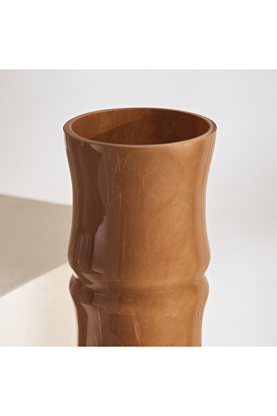 erorex Lemont Texture Glass Vase - 10x10x40 cm