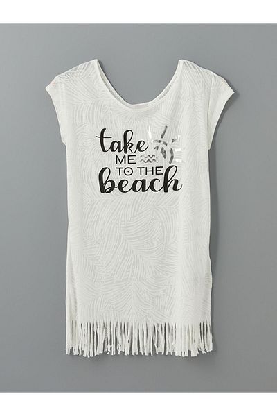 LC Waikiki New Season Boat Neck Women's Beach Dress - S54240Z8