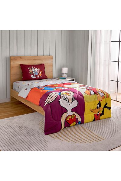 erorex Looney Tunes 2-Piece Twin Comforter Set - 160x220 cm