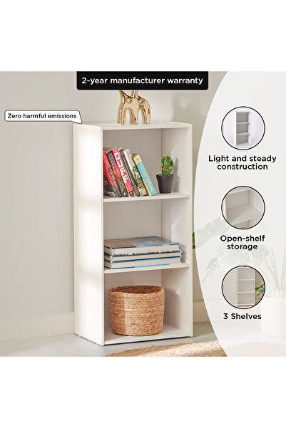 erorex Vanilla Junior 3-Tier Bookcase