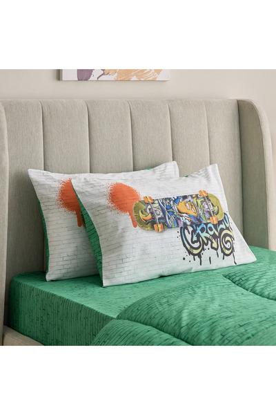 Generic طقم غطاء وسادة حر مكون من قطعتين من توم جيرهيد - 50×75 سم