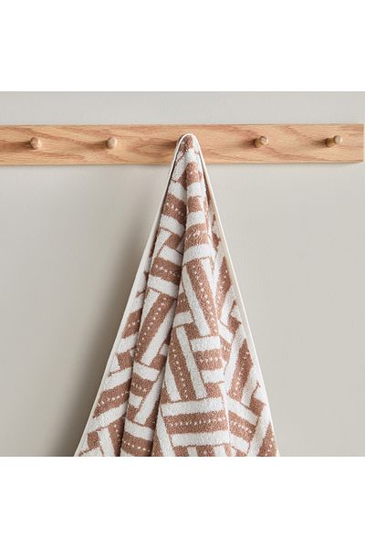 erorex Opulence Serenity Turkish Cotton Yarn Dyed Jacquard Bath Towel - 70x140 cm