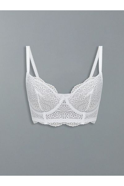 LC Waikiki Lcw Dream White Underwire Unfilled Lace T-Shirt Bra
