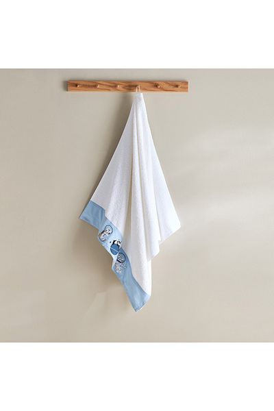 erorex Grace Gearhead Cosmos Turkish Cotton Kids Bath Towel - 65x136 cm