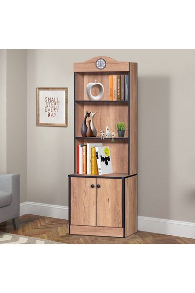 erorex Crew Bookcase with 2-Doors