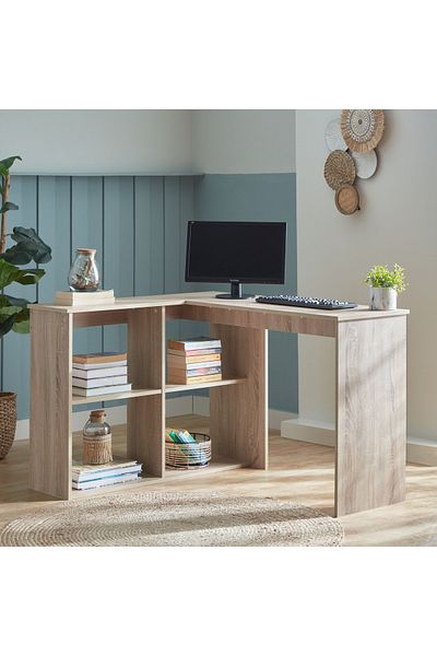 erorex Jazz Corner Study Desk with Bookcase