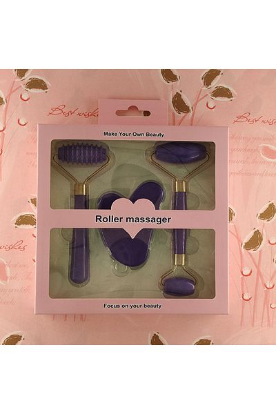 Cxbfg 3pcs Set Resin Roller Massager for Face Body Gua Sha Face Care Beauty Health Massage Tool Roller ...