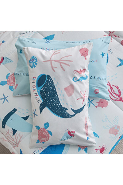 erorex Joy Sea World 2-Piece Marine Pillow Cover Set - 50x75 cm