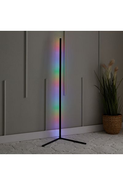 erorex Lita Aluminium LED Ambient Floor Lamp with Remote Controlled Music Sync - 42x42x140 cm