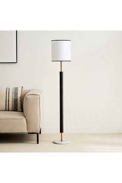 erorex Deme Rymil Metal Floor Lamp with Shade - 150 cm