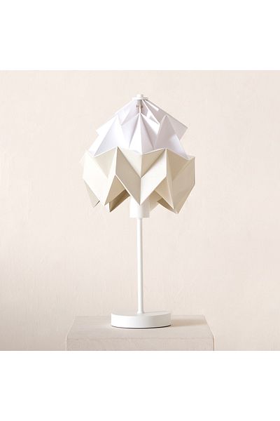 erorex Tasha Paper Table Lamp with Metal Base and Shade - 25x42 cm