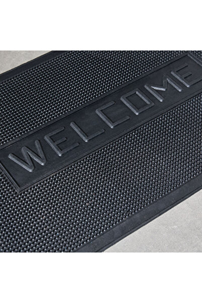 erorex Welcome Moulded Rubber Doormat - 45x70 cm