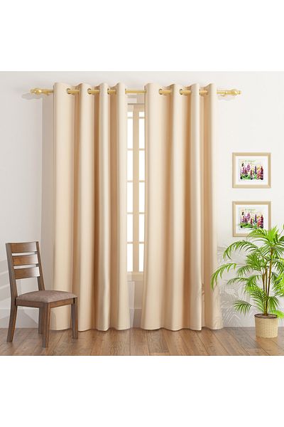 erorex Uni 4-Piece Blackout Curtain Set - 140x240 cm