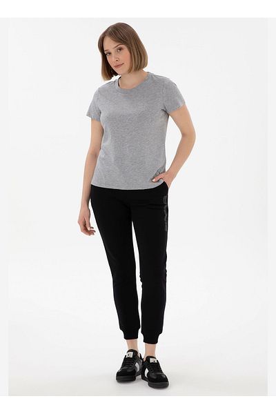 U.S. Polo Assn. U.S. Polo Assn. Pantaloni negri slim cu talie înaltă pentru femei PT0125