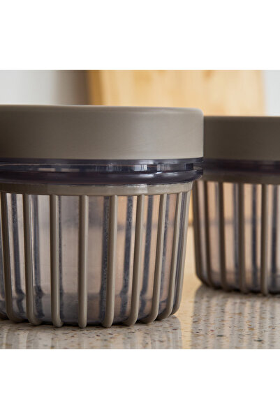 erorex Foly Life 3-Piece Linea Round Storage Box Set - 550 ml