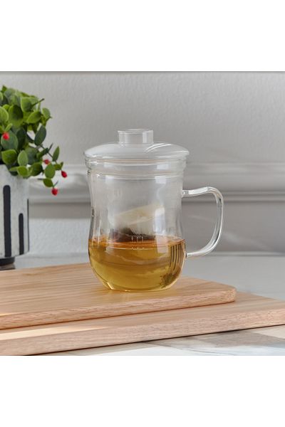 erorex طقم أكواب الشاي الزجاجية Sip Savor - 350 مل