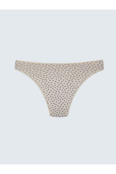 LC Waikiki Lcw Dream Ecru Patterned Brazilian Panties