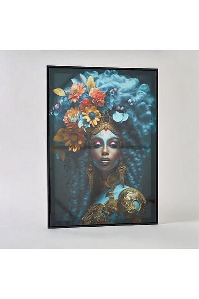 erorex Ersel Lady Framed Picture - 50x70x2.5 cm
