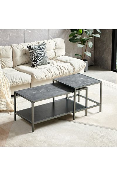 erorex Rylee Willy 2-Piece Coffee Table Set