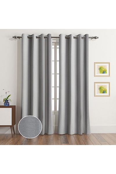 erorex Dolorez Otus 2-Piece Jacquard Curtain Set - 135x240 cm