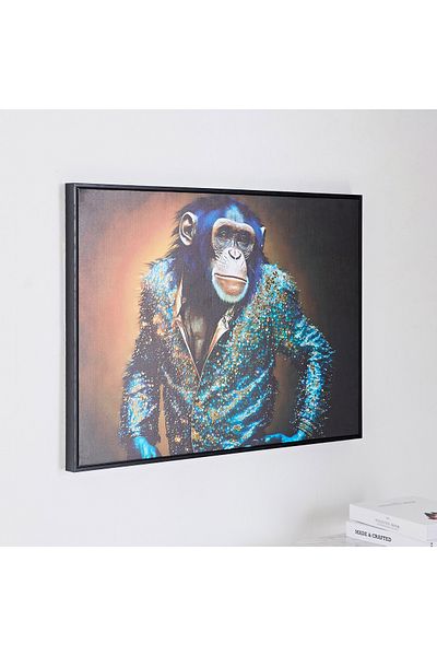 erorex Ersel Glam Ape with Foil Surface - 50x70x2.8 cm