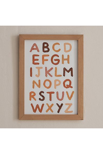 erorex Forresta Alphabets Wall Frame - 30x40 cm