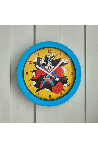 erorex Looney Tunes Plastic Wall Clock - 24x24 cm