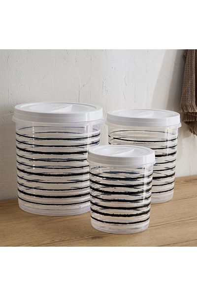 erorex Spectra 3-Piece Crystal Container Set