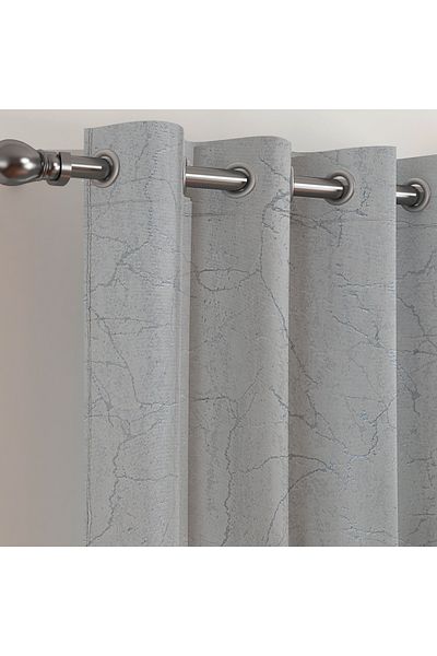 erorex Glitter 2-Piece Extra Long Jacquard Curtain Set - 140x300 cm