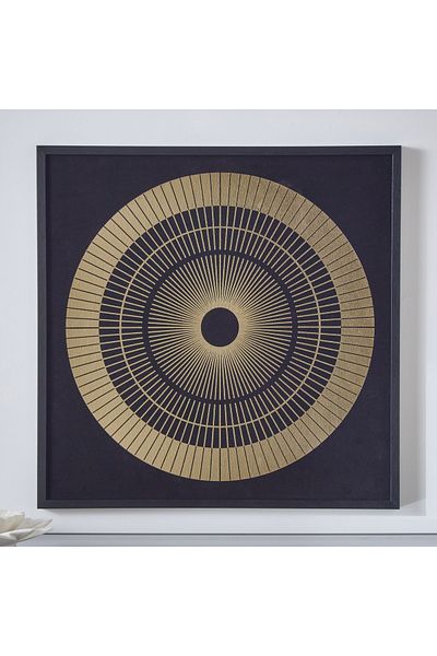 erorex Sonet Framed Canvas with Foil - 60x60x2.5 cm