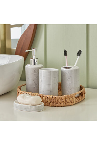 Generic Aristo 4-Piece Ceramic Bathroom Accessory Set