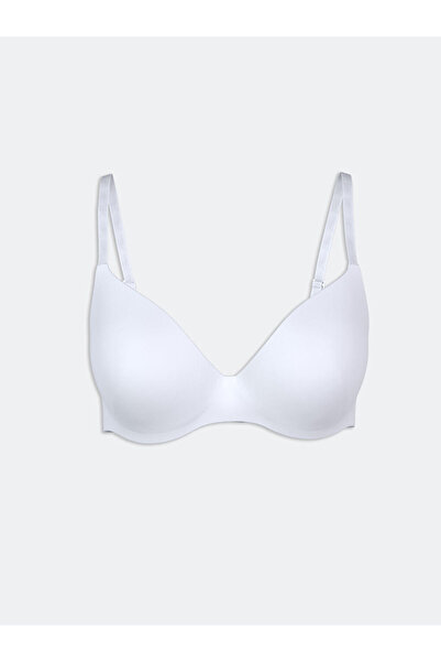 LC Waikiki Rmz Gi̇yi̇m Farkiyla Half Padded Flat T-Shirt Bra Without Underwire
