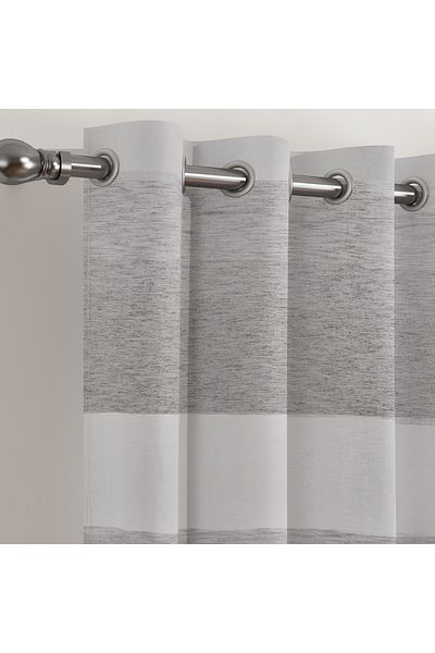 erorex Aara Baron 2-Piece Extra Long Sheer Curtain Set - 140x300 cm