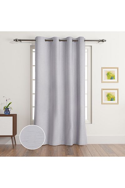 erorex Amity Dupioni Single Curtain - 140x240 cm