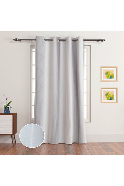 erorex Bristol Extra Long Blackout Single Curtain - 140x300 cm