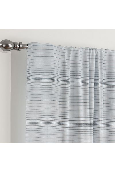 erorex Cardiff 2-Piece Lined Curtain Pair with Back Tab and Rod Pocket - 140x300 cm
