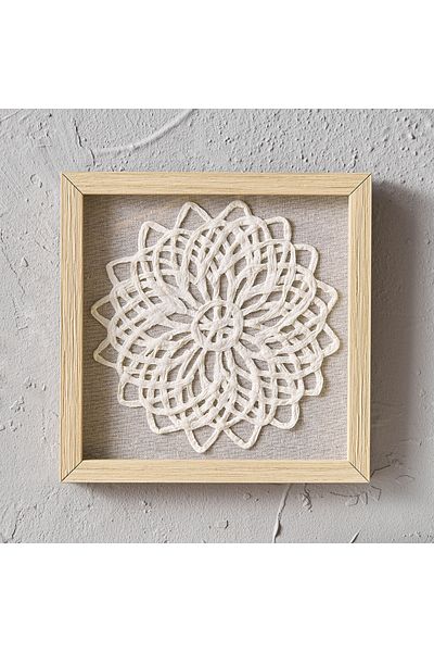 erorex Walmer Organic Glass Framed Wall Art - 22x1.8x22 cm