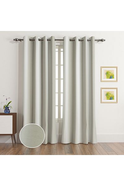 erorex Dolorez Otus 2-Piece Jacquard Curtain Set - 135x240 cm