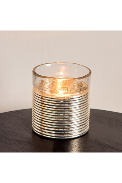 Generic حامل شموع زجاجي محفور من إيرتون - 12×12×12 سم