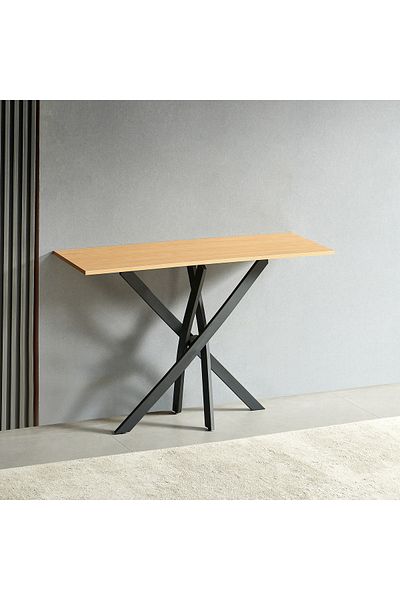 erorex Rylee Console Table with Metal Legs