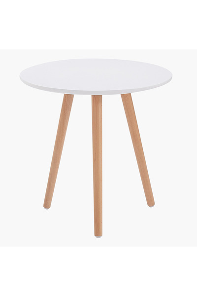 erorex Toto 2-Piece Oval Coffee Table Set with Solid Wood Legs