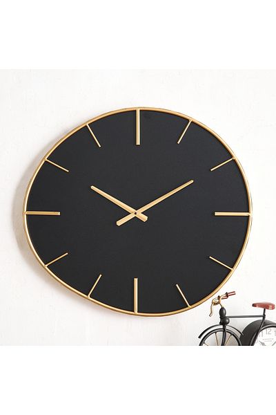 erorex Emir Metal Modern Wall Clock - 59x4x53 cm