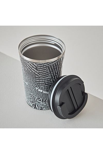 erorex كوب سفر مزدوج الجدار من الفولاذ المقاوم للصدأ من Inky - 380 مل