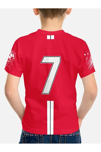 PENTHİLUS 3D Soccer Ball Printed Unisex T-Shirt for Men