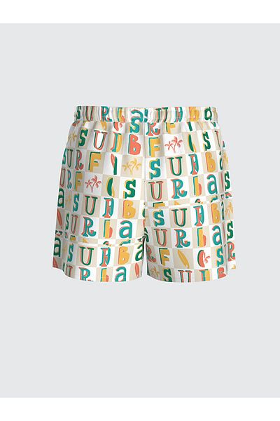 LC Waikiki New Season Elastic Waist Printed Boys Sea Shorts - S5L706Z4